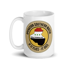 Load image into Gallery viewer, Operation Southern Watch - IF IT FLIES, IT DIES Mug