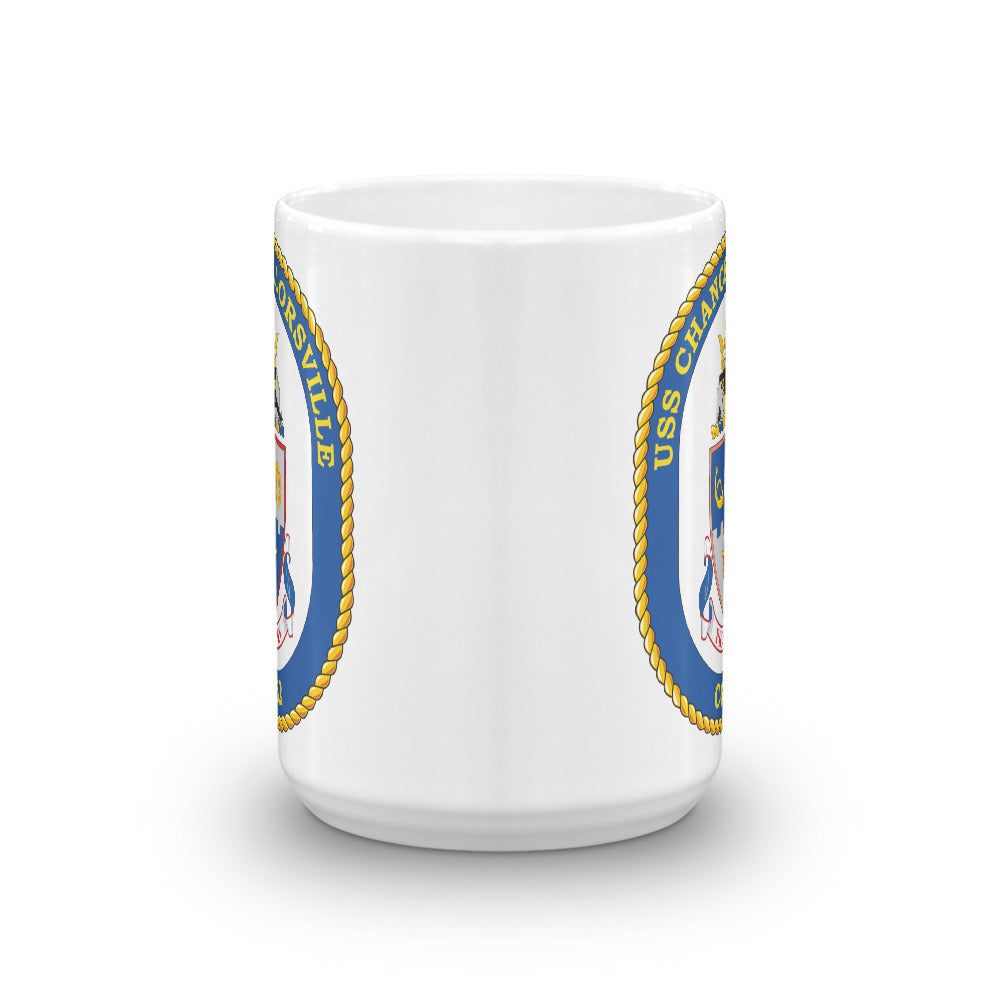 USS Chancellorsville (CG-62) Ship's Crest Mug