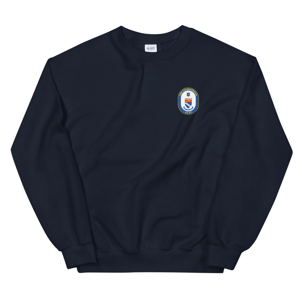 USS Ticonderoga (CG-47) Ship's Crest Sweatshirt