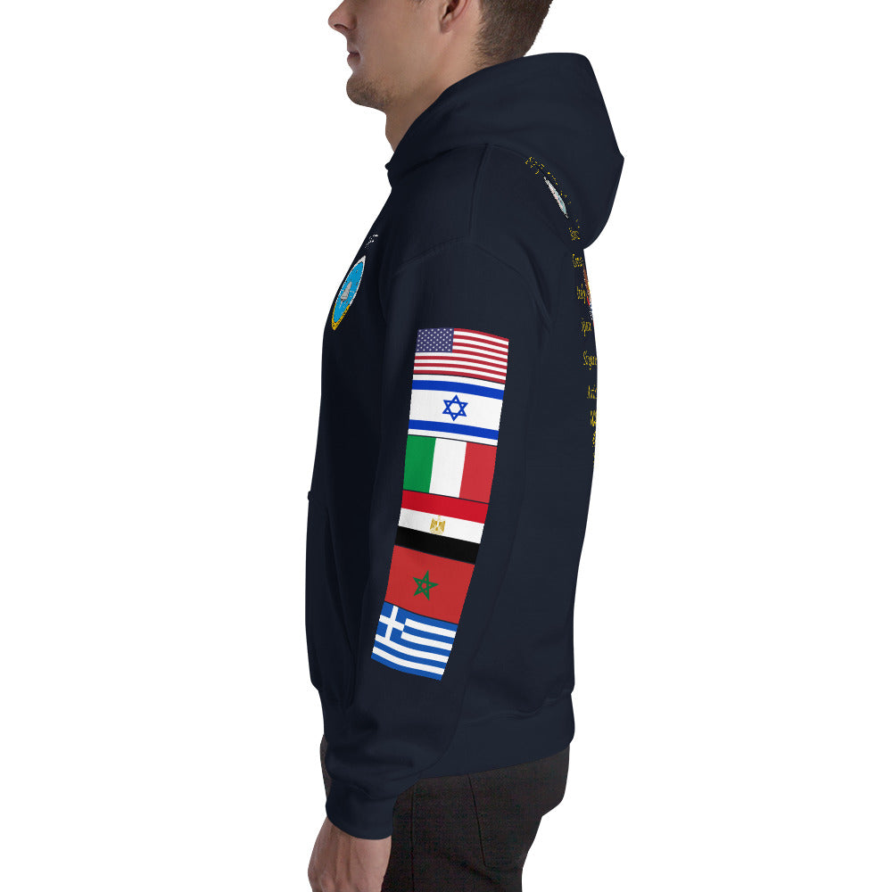 IKE CUSTOM w/FLAGS - E HUGHES - Hoodie