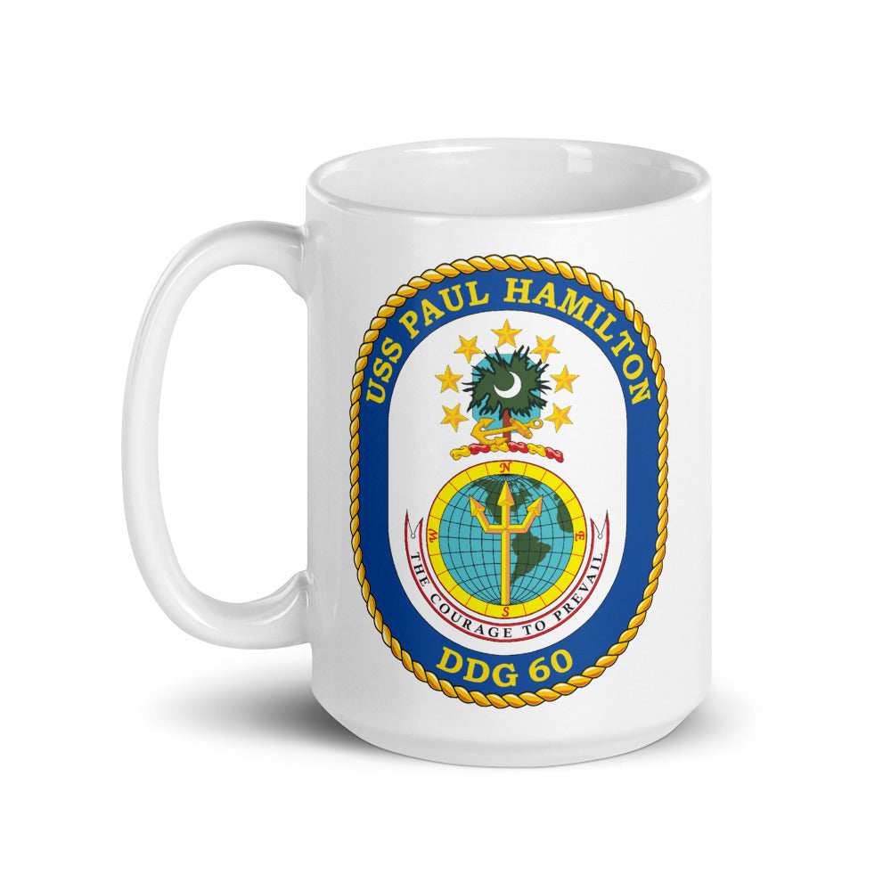 USS Paul Hamilton (DDG-60) Ship's Crest Mug