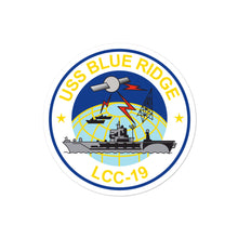 Load image into Gallery viewer, USS Blue Ridge (LCC-19) Ship&#39;s Crest Vinyl Sticker