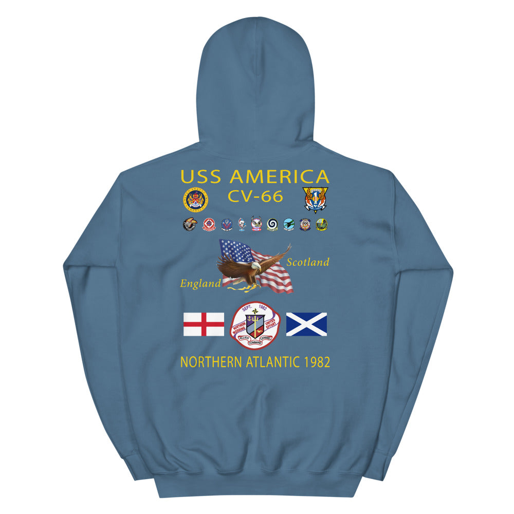 USS America (CV-66) 1982 Cruise Hoodie
