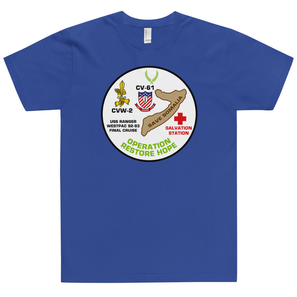 USS Ranger (CV-61) Operation Restore Hope '92-'93 Shirt