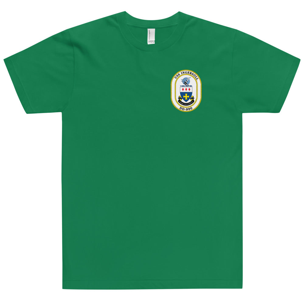 USS Ingersoll (DD-990) Ship's Crest T-Shirt
