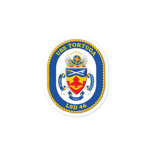 Load image into Gallery viewer, USS Tortuga (LSD-46) Ship&#39;s Crest Vinyl Sticker