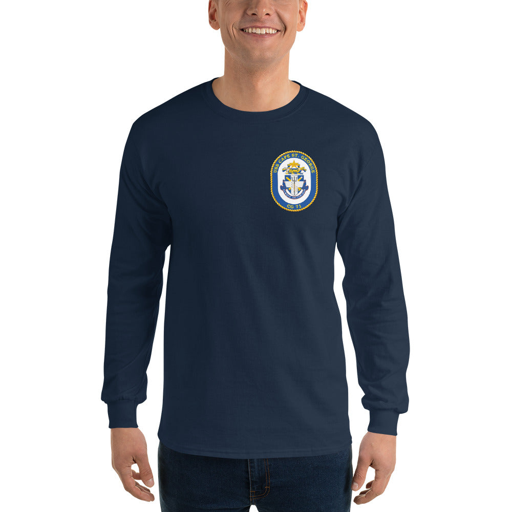 USS Cape St George (CG-71) 1994-95 Long Sleeve Cruise Shirt