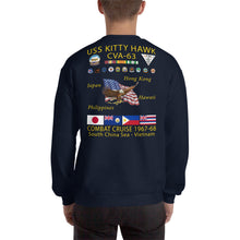 Load image into Gallery viewer, USS Kitty Hawk (CVA-63) 1967-68 Cruise Sweatshirt