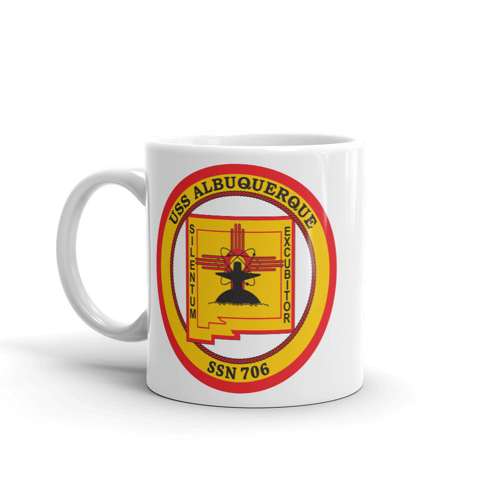 USS Albuquerque (SSN-706) Ship's Crest Mug