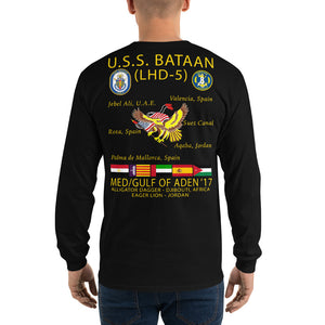USS Bataan (LHD-5) 2017 Long Sleeve Cruise Shirt