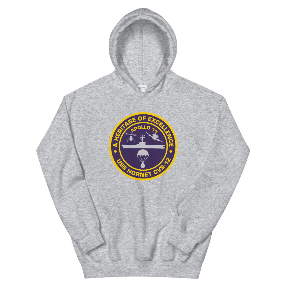 USS Hornet (CVS-12) Apollo 11 Hoodie