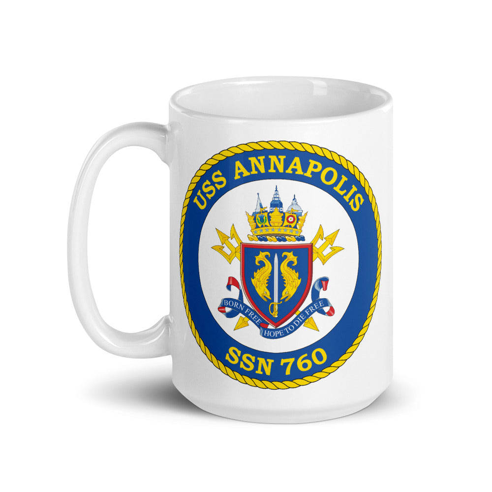 USS Annapolis (SSN-760) Ship's Crest Mug