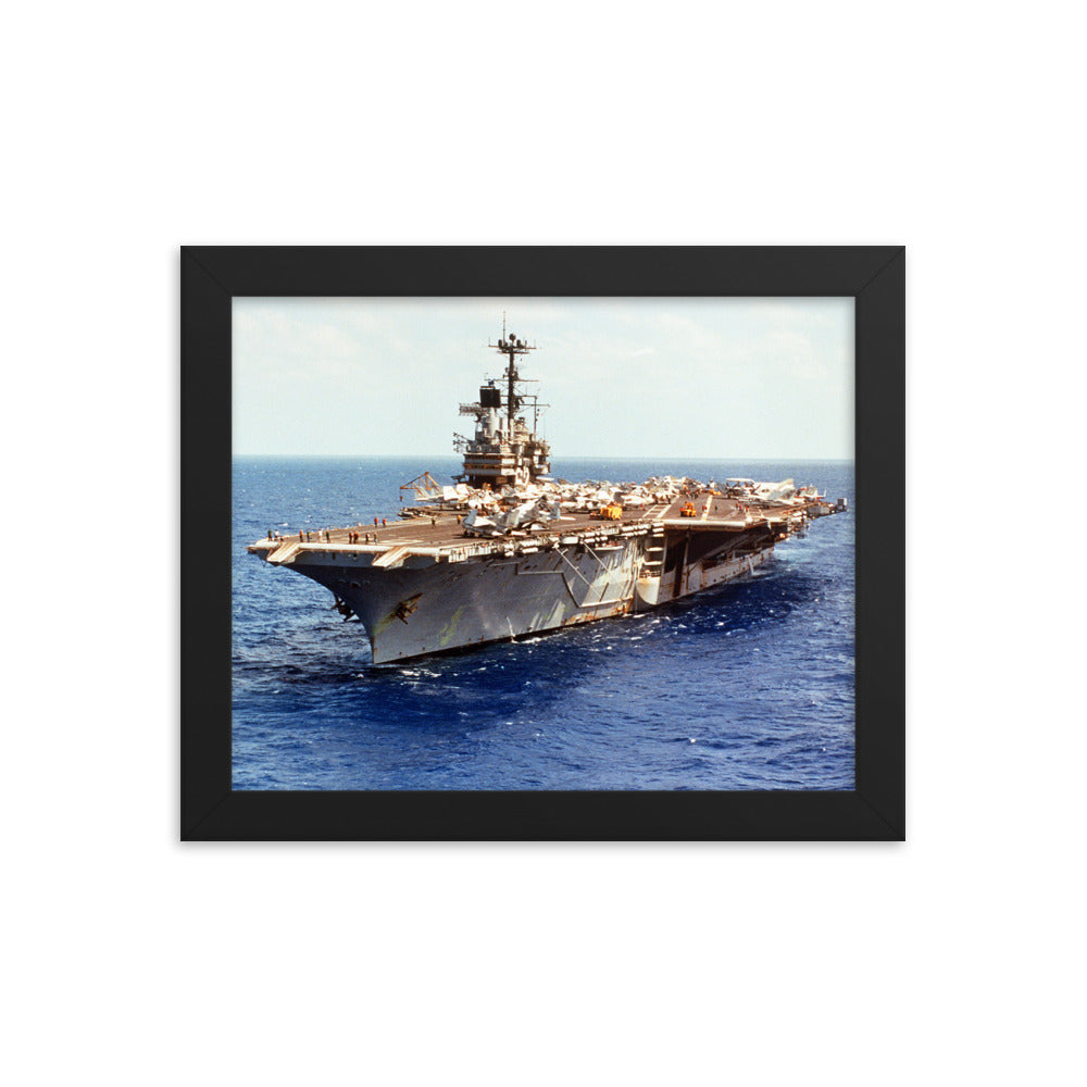 USS Independence (CV-62) Framed Ship Photo