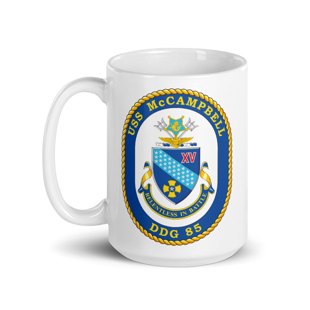 USS McCampbell (DDG-85) Ship's Crest Mug