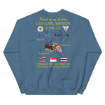 USS Carl Vinson (CVN-70) 2001-02 Cruise Sweatshirt - FAMILY