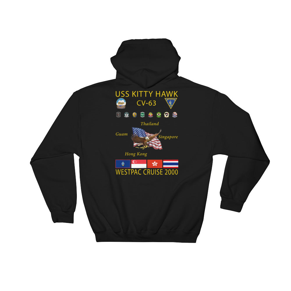 USS Kitty Hawk (CV-63) 2000 Cruise Hoodie