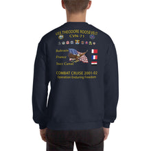 Load image into Gallery viewer, USS Theodore Roosevelt (CVN-71) 2001-02 Cruise Sweatshirt