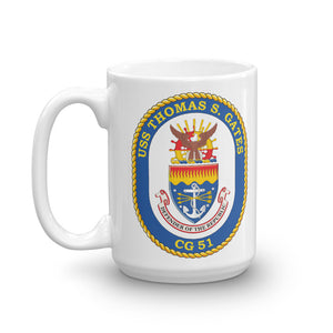 USS Thomas S. Gates (CG-51) Ship's Crest Mug