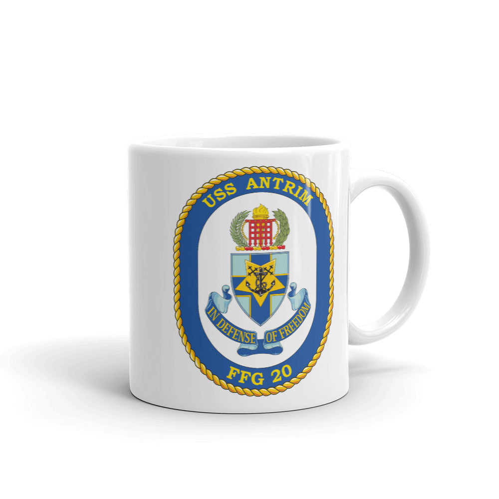 USS Antrim (FFG-20) Ship's Crest Mug