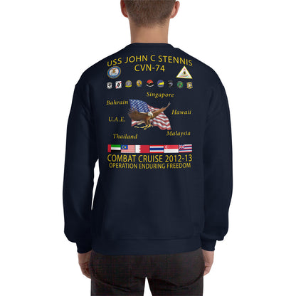 USS John C. Stennis (CVN-74) 2012-13 Cruise Sweatshirt