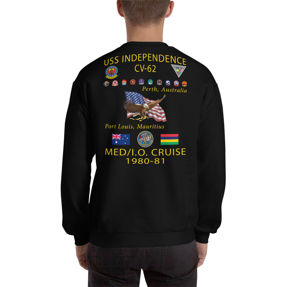 USS Independence (CV-62) 1980-81 Cruise Sweatshirt