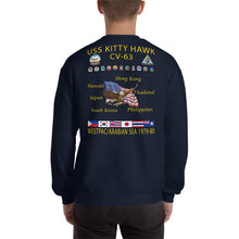 Load image into Gallery viewer, USS Kitty Hawk (CV-63) 1978-80 Cruise Sweatshirt