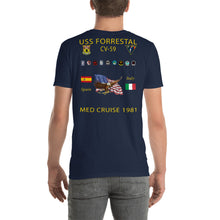 Load image into Gallery viewer, USS Forrestal (CV-59) 1981 Cruise Shirt