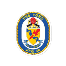 Load image into Gallery viewer, USS Ford (FFG-54) Ship&#39;s Crest Vinyl Sticker