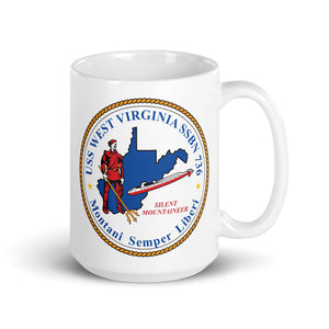 USS West Virginia (SSBN-736) Ship's Crest Mug