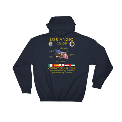 USS Anzio (CG-68) 2003 Cruise Hoodie