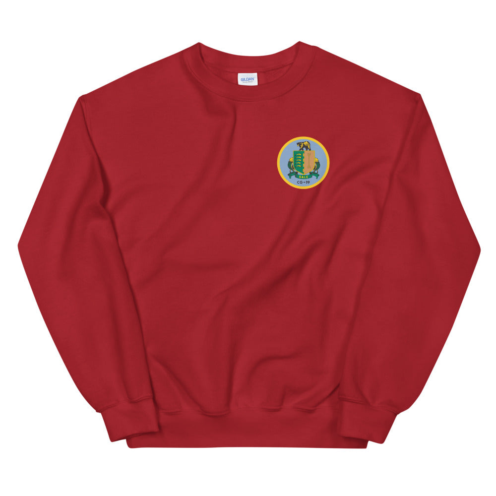 USS Dale (CG-19) Ship's Crest Sweatshirt