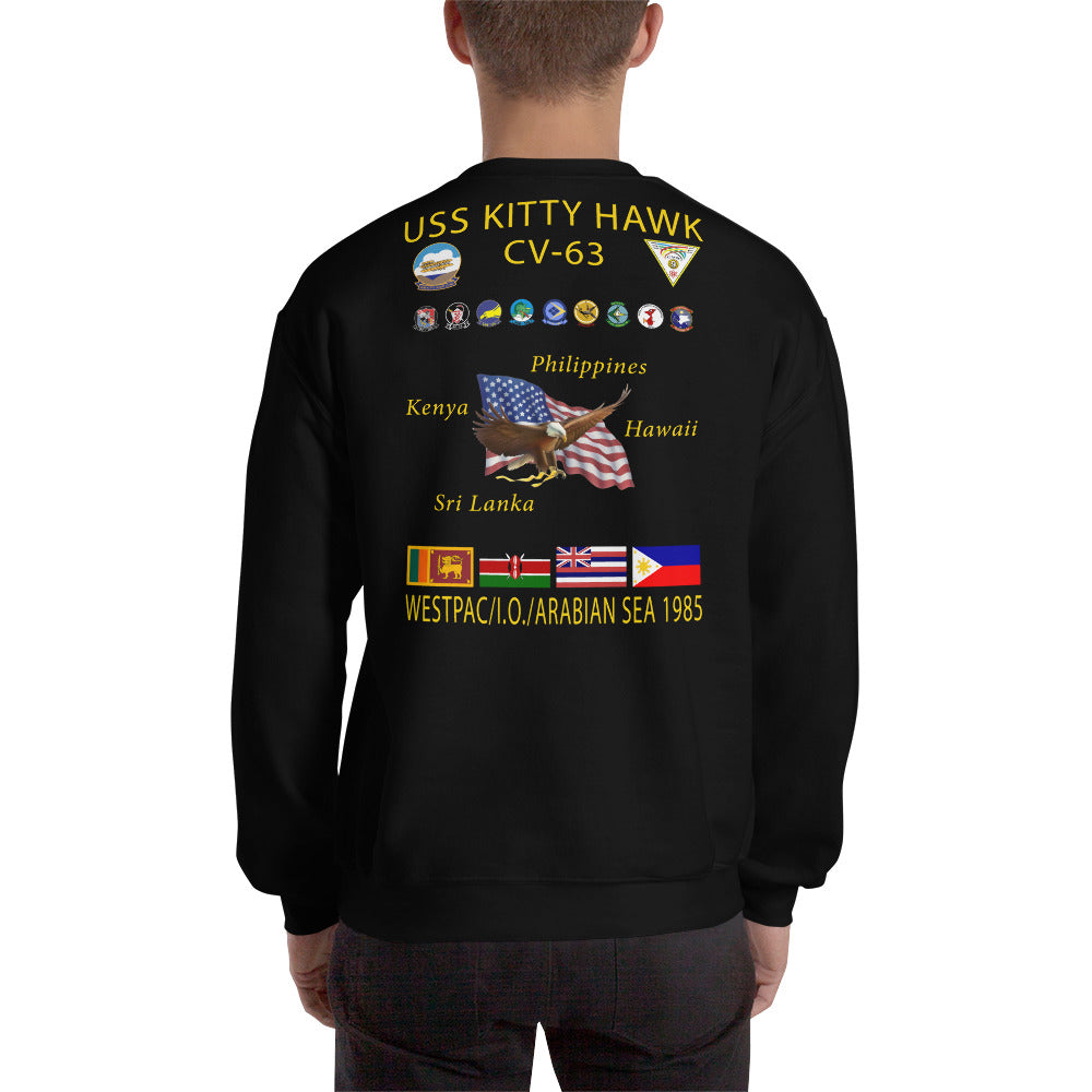USS Kitty Hawk (CV-63) 1985 Cruise Sweatshirt