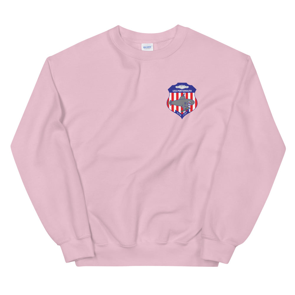 USS Portsmouth (SSN-707) Ship's Crest Sweatshirt