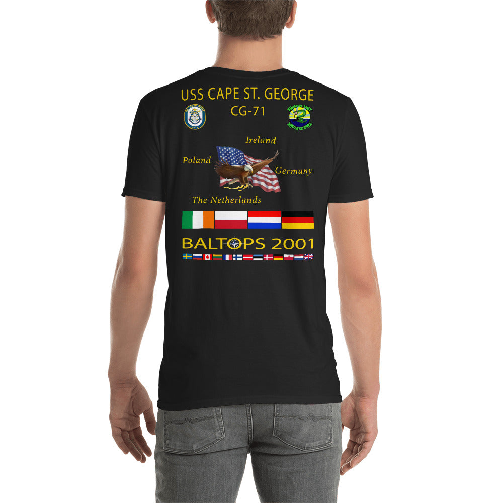 USS Cape St George (CG-71) 2001 Cruise Shirt