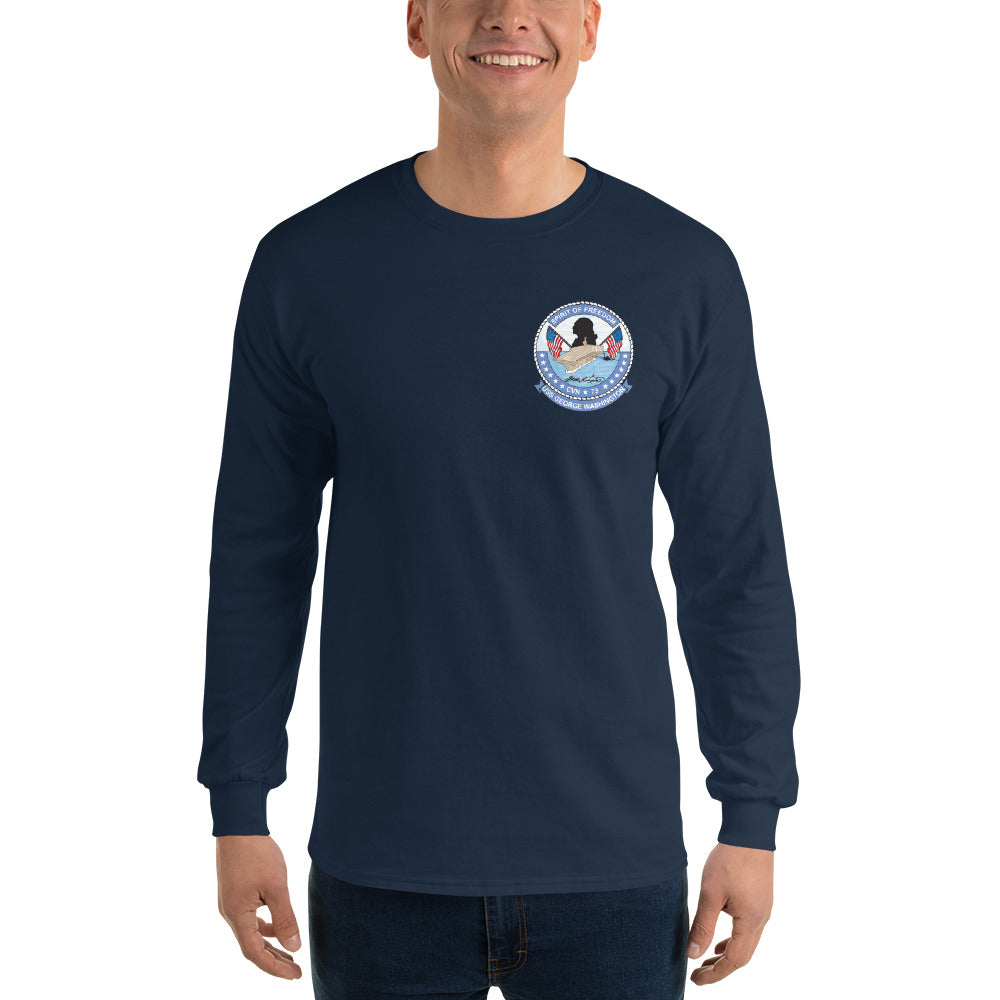 USS George Washington (CVN-73) 2002 Long Sleeve Cruise Shirt