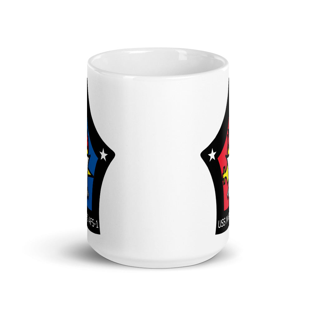 USS Mars (AFS-1) Ship's Crest Mug