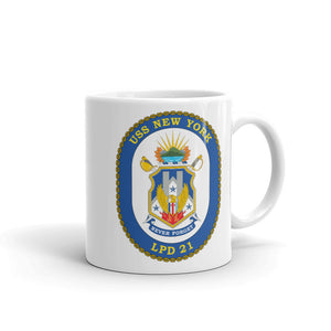 USS New York (LPD-21) Ship's Crest Mug