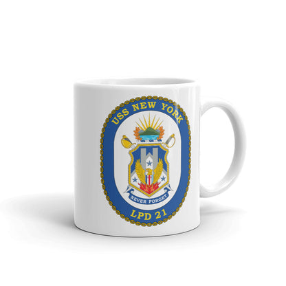 USS New York (LPD-21) Ship's Crest Mug