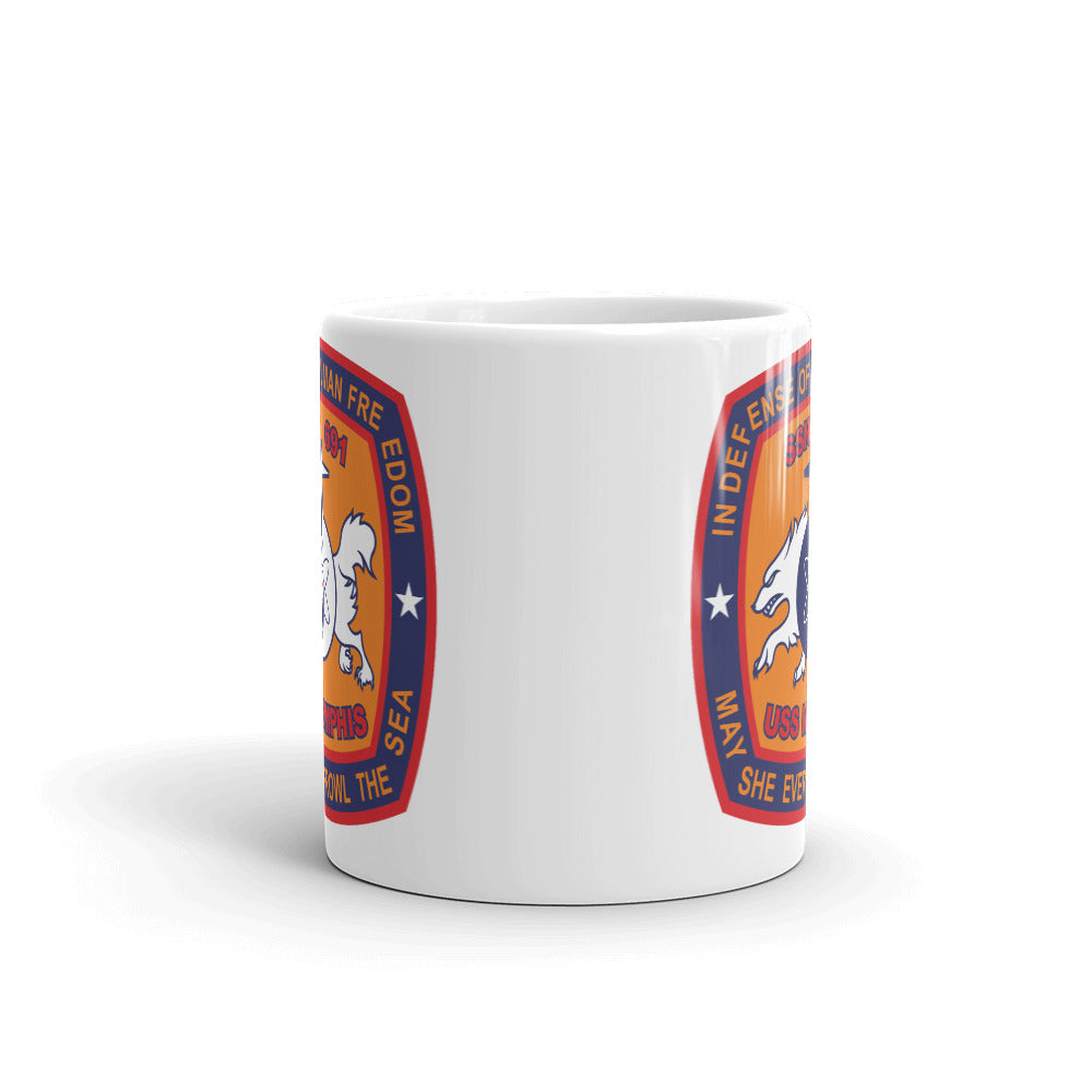 USS Memphis (SSN-691) Ship's Crest Mug
