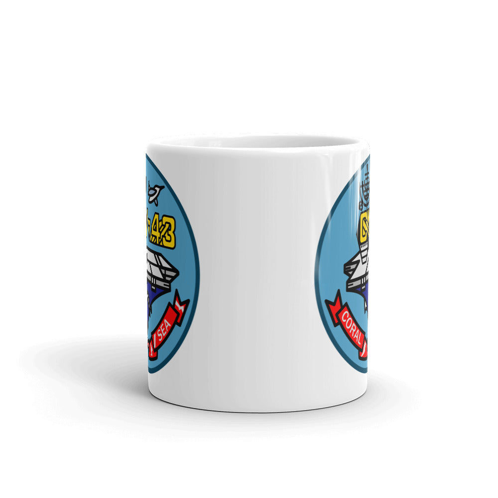 USS Coral Sea (CV-43) Ship's Crest Mug