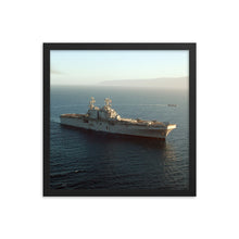 Load image into Gallery viewer, USS Peleliu (LHA-5) Framed Ship Photo