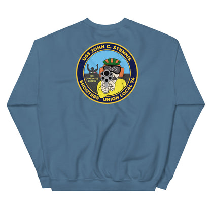 USS John C. Stennis (CVN-74) Shooters Union Local 74 Sweatshirt