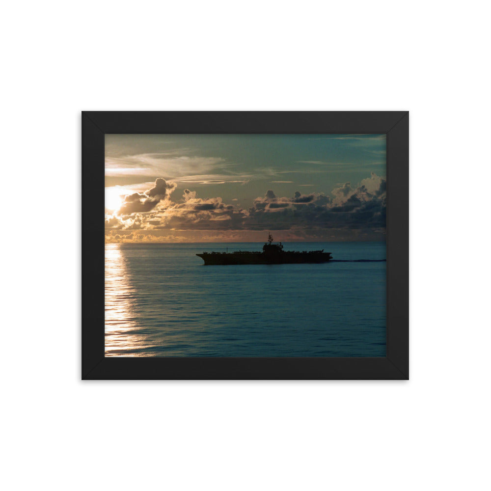 USS Kitty Hawk (CV-63) Framed Ship Photo