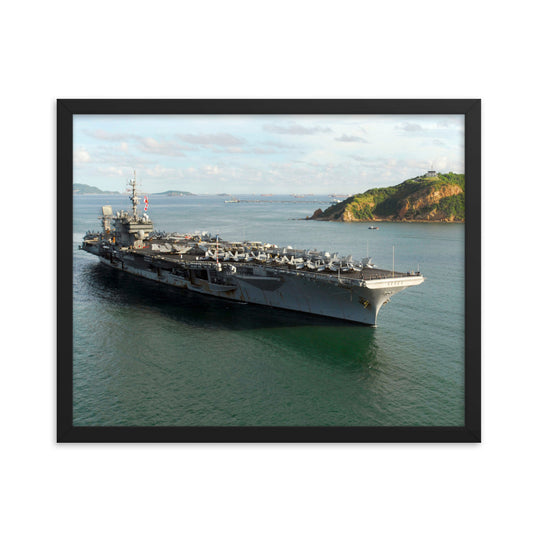 USS Kitty Hawk (CV-63) Framed Ship Photo
