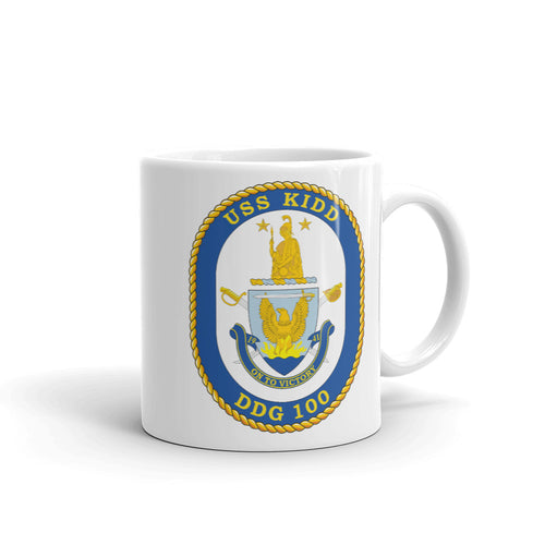 USS Kidd (DDG-100) Ship's Crest Mug