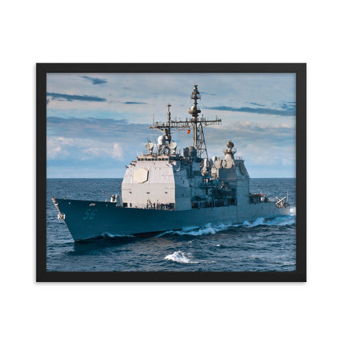 USS San Jacinto (CG-56) Framed Ship Photo