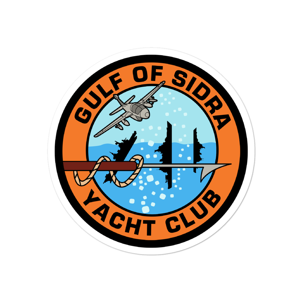 Gulf of Sidra Yacht Club Vinyl Sticker