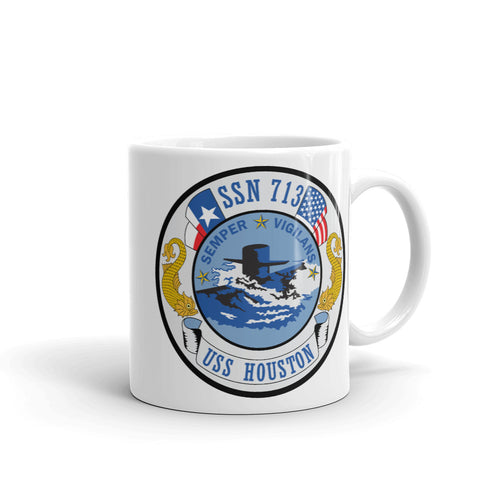 USS Houston (SSN-713) Ship's Crest Mug