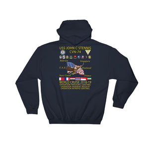 USS John C. Stennis (CVN-74) 2018-19 Cruise Hoodie