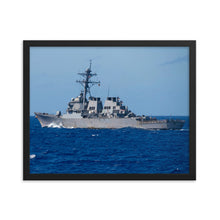 Load image into Gallery viewer, USS Curtis Wilbur (DDG-54) Framed Ship Photo